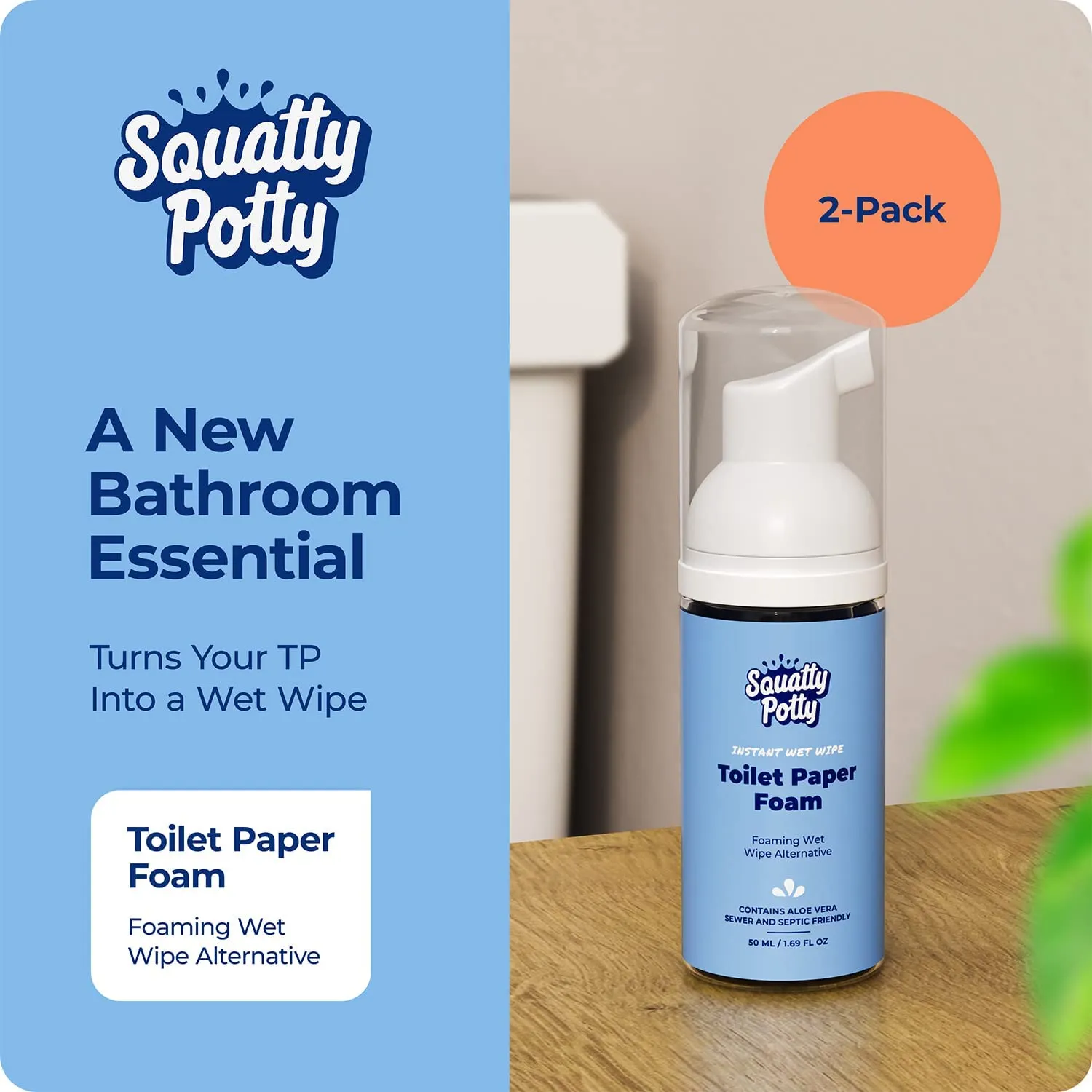 Squatty Potty Eco Bundle toiletskammel sæt