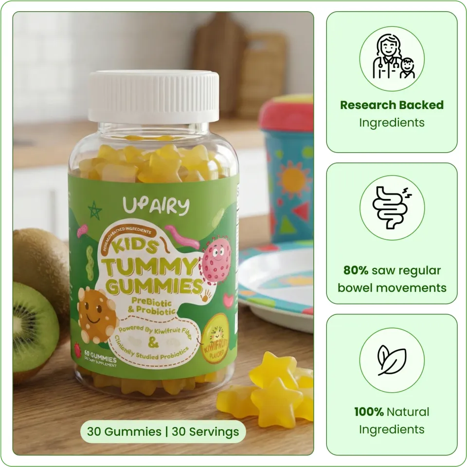 Upairy Kids Tummy Gummies vingummier til børn