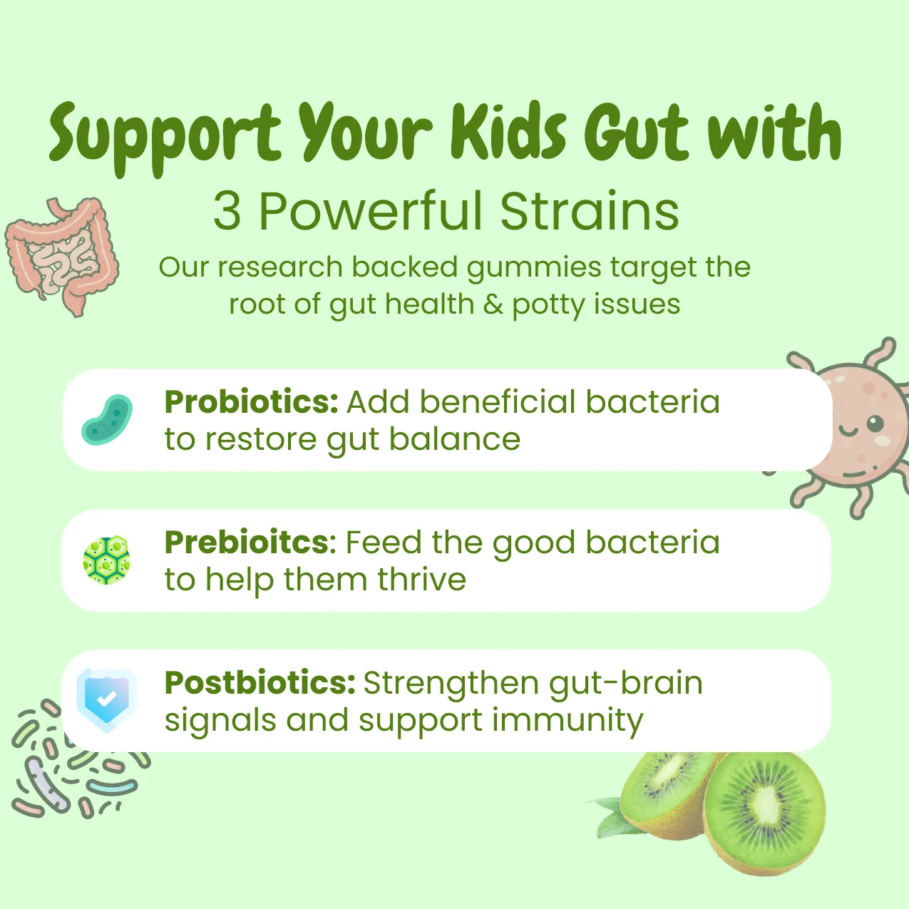 Upairy Kids Tummy Gummies vingummi mavebalance