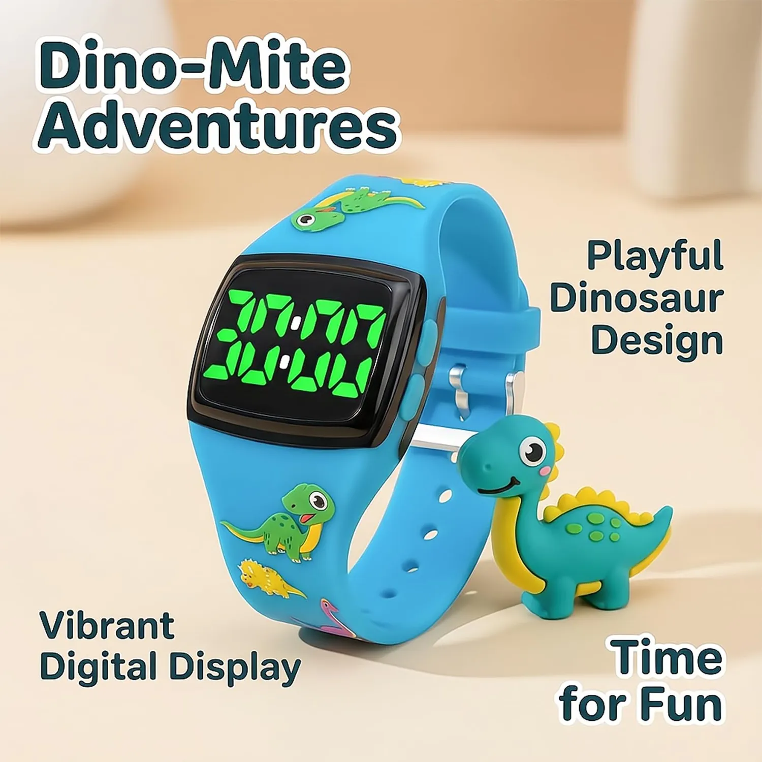 SKYROKU Toddler Potty Training Watch potteur dinosaur magnetisk opladning