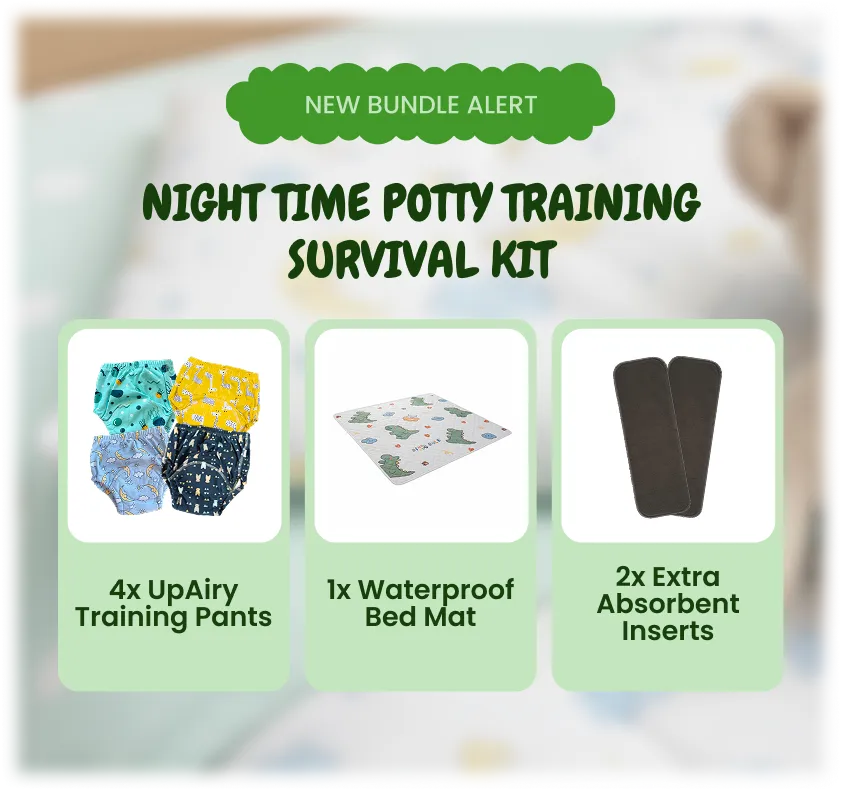 Upairy Nighttime Potty Training Kit nat træningssæt