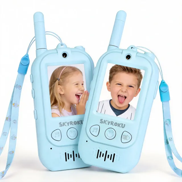 SKYROKU Video Walkie Talkies for Kids walkie talkie