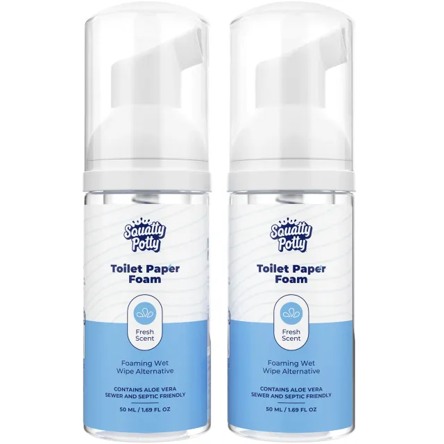 Squatty Potty toiletpapirskum 2-pak med aloe vera