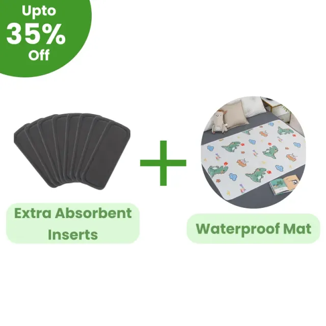 Upairy Extra Protection Pack med indlæg og underlag