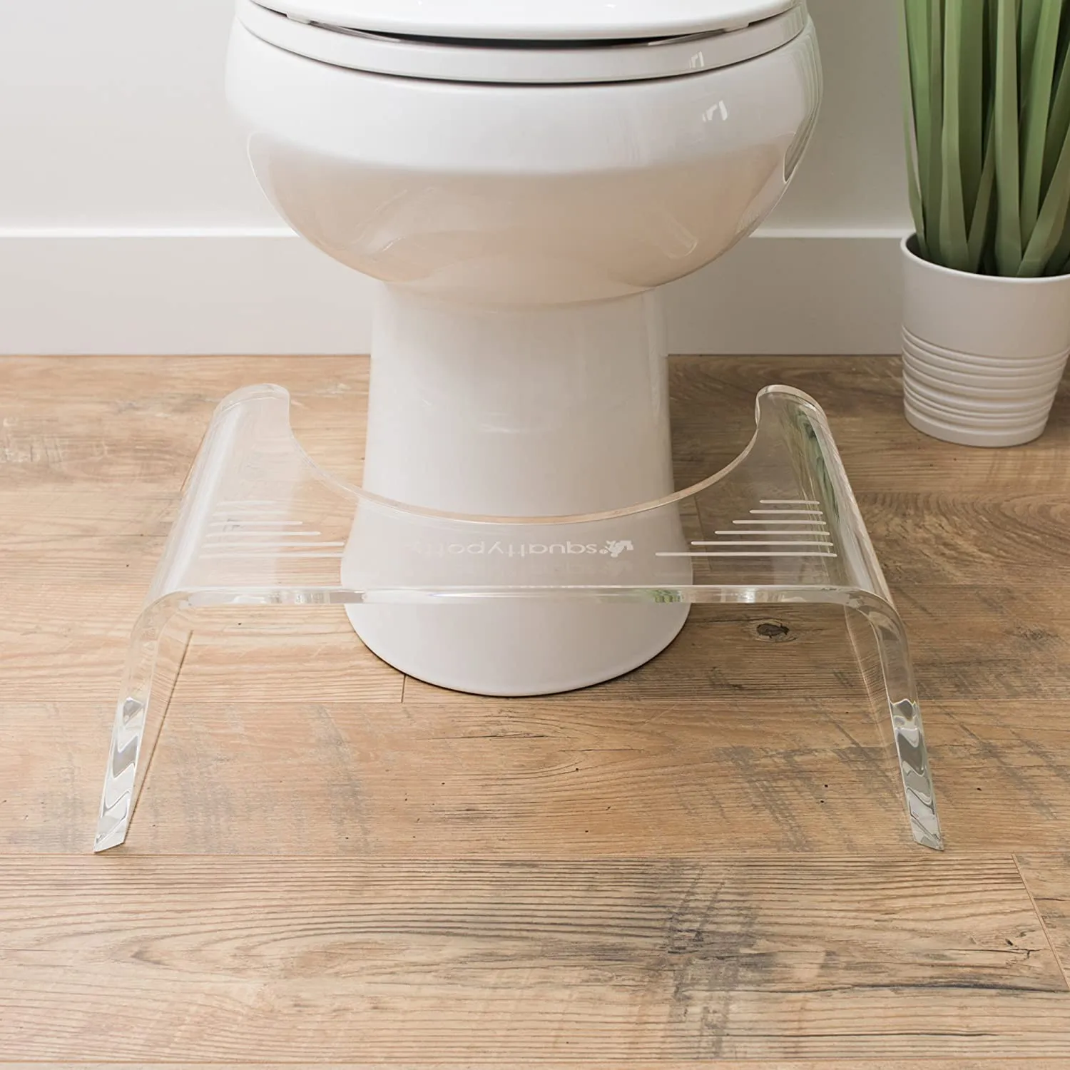 Squatty Potty Slim Ghost toiletskammel i akryl