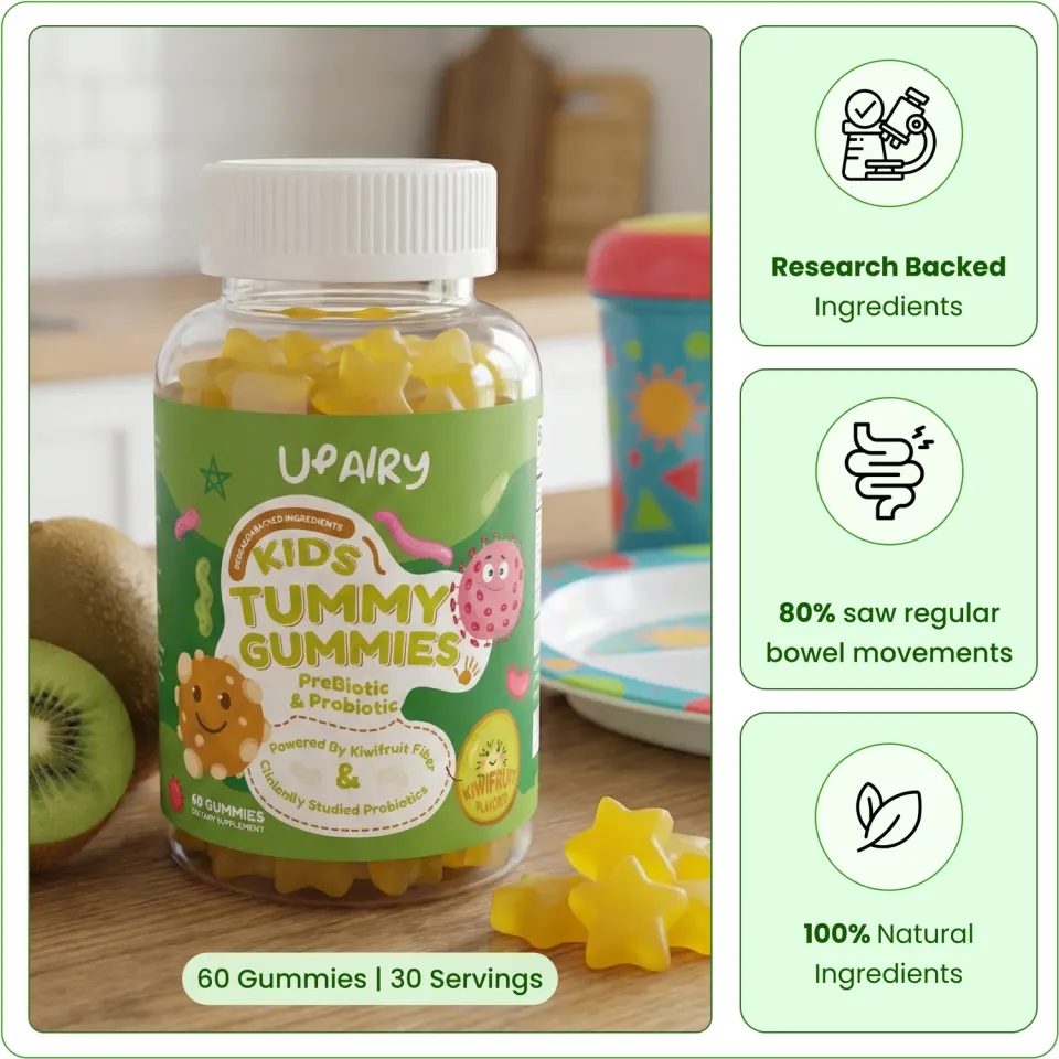 Upairy Kids Tummy Gummies vingummi mavebalance