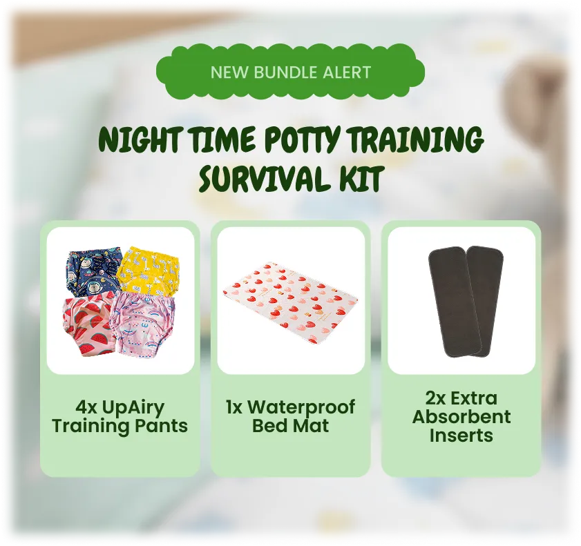 Upairy Nighttime Potty Training Kit nat træningssæt