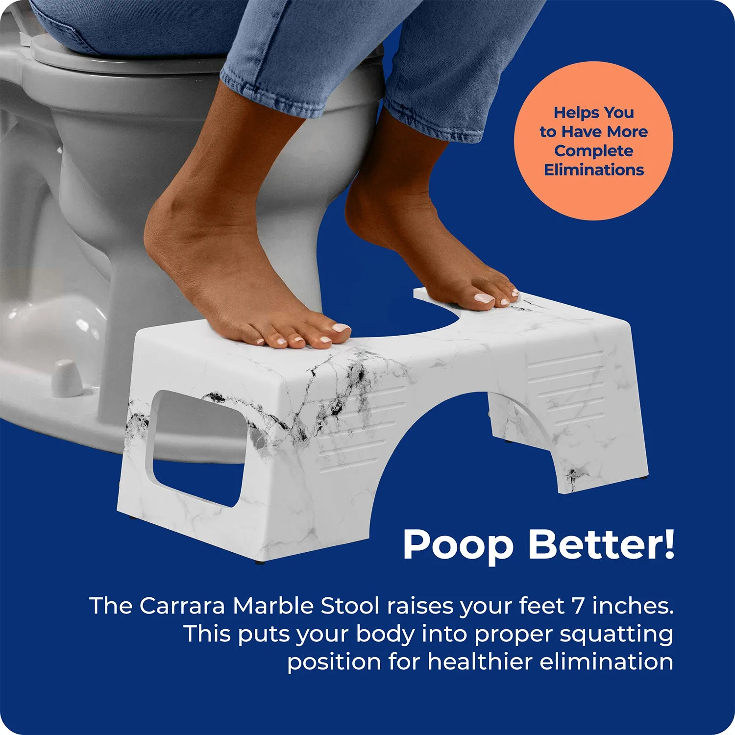 Squatty Potty Luxe Lift Bundle toiletskammel sæt