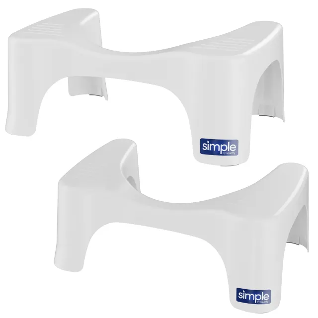 Squatty Potty Simple Toilet Stool 2 Pack toiletskammel