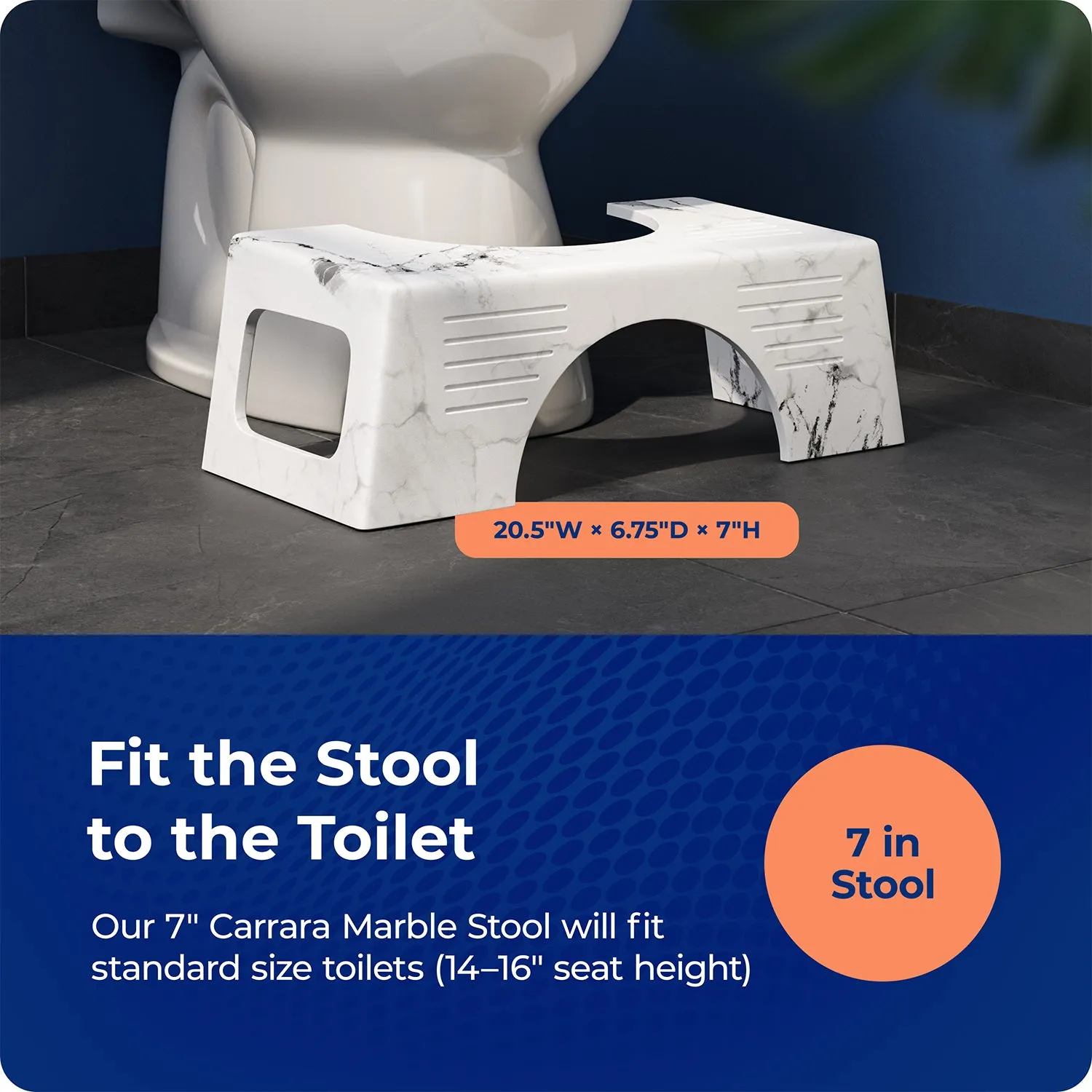 Squatty Potty Luxe Lift Bundle toiletskammel sæt
